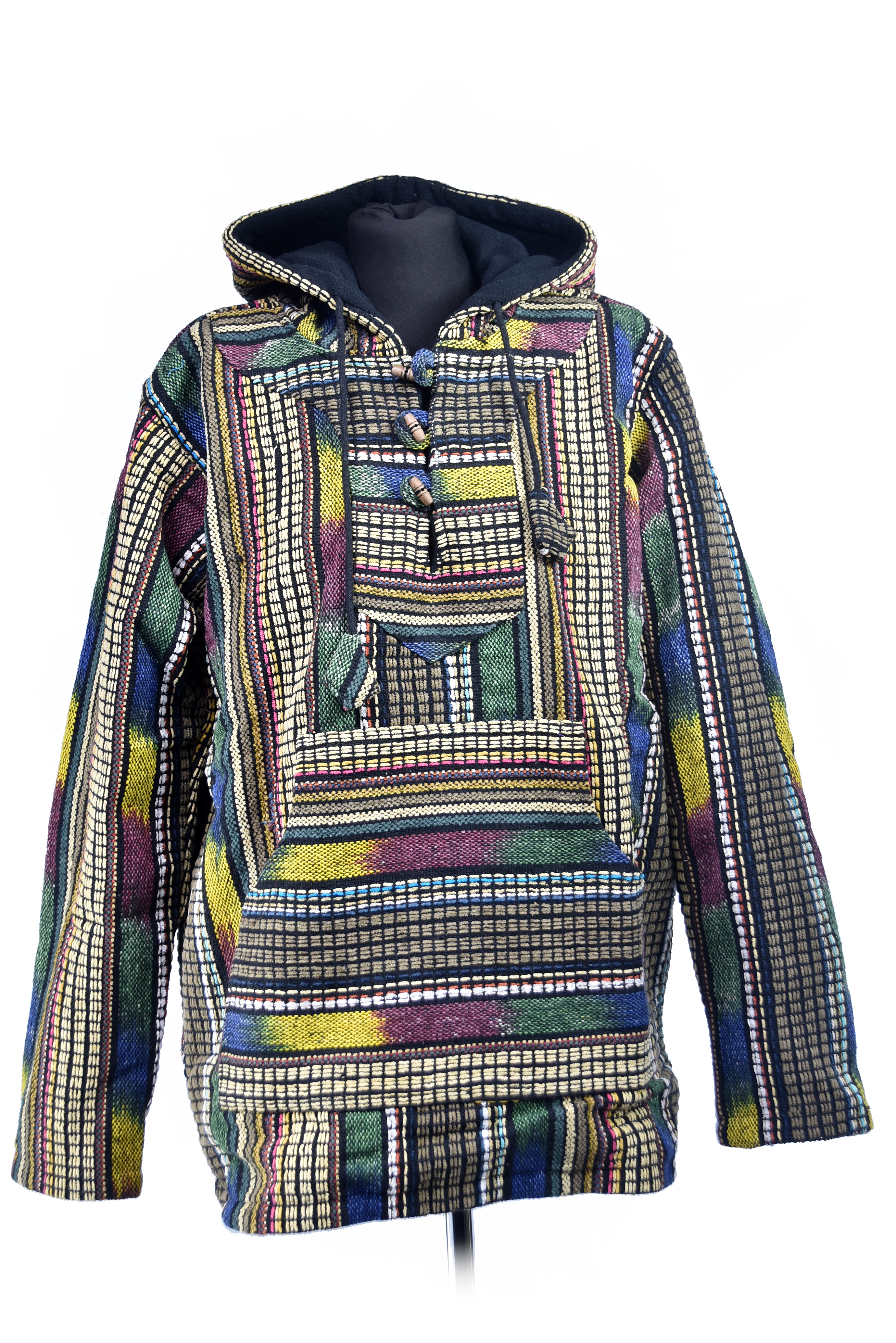 BLUZA z kapturem GHERI ETNO Nepal Polar GRUBA